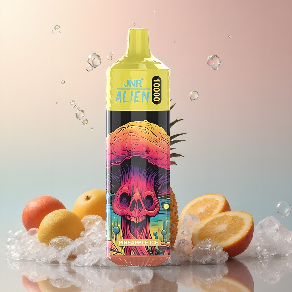 JNR Alien 10000 Puffs Grossister Sverige – 850mAh 20ml E-liquid RGB LED Sportig Design