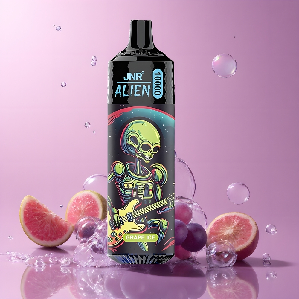 JNR Alien 10000 Puffs Grossister Sverige – 850mAh 20ml E-liquid RGB-belysning Sportig Design