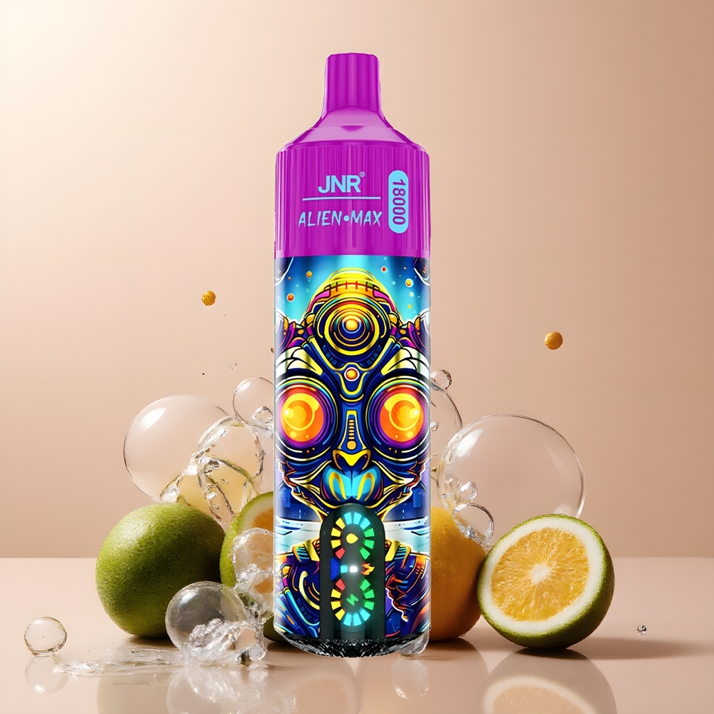 JNR Alien Max 18000 Puffs grossister Sverige med Smart LED Display 20 smaker 850mAh  Type-C Laddning