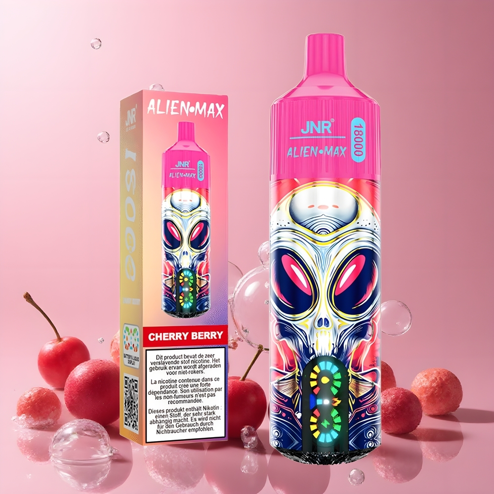 JNR Alien Max 18000 Puffs grossister Sverige med Smart LED Display Dual Mesh Coil  20 imponerande smaker