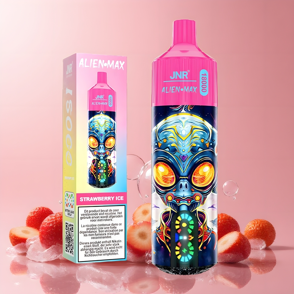 JNR Alien Max 18000 Puffs grossister Sverige med Smart LED Display Dual Mesh Coil  20 imponerande smaker
