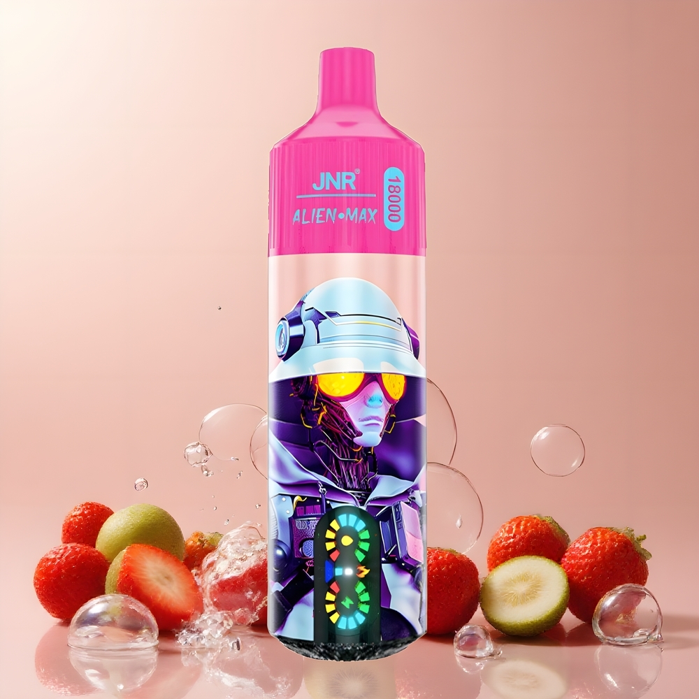 JNR Alien Max 18000 Puffs grossister Sverige – Smart LED Display Dual Mesh Coil 20 Smaker 850mAh Batteri 28ml E-vätska
