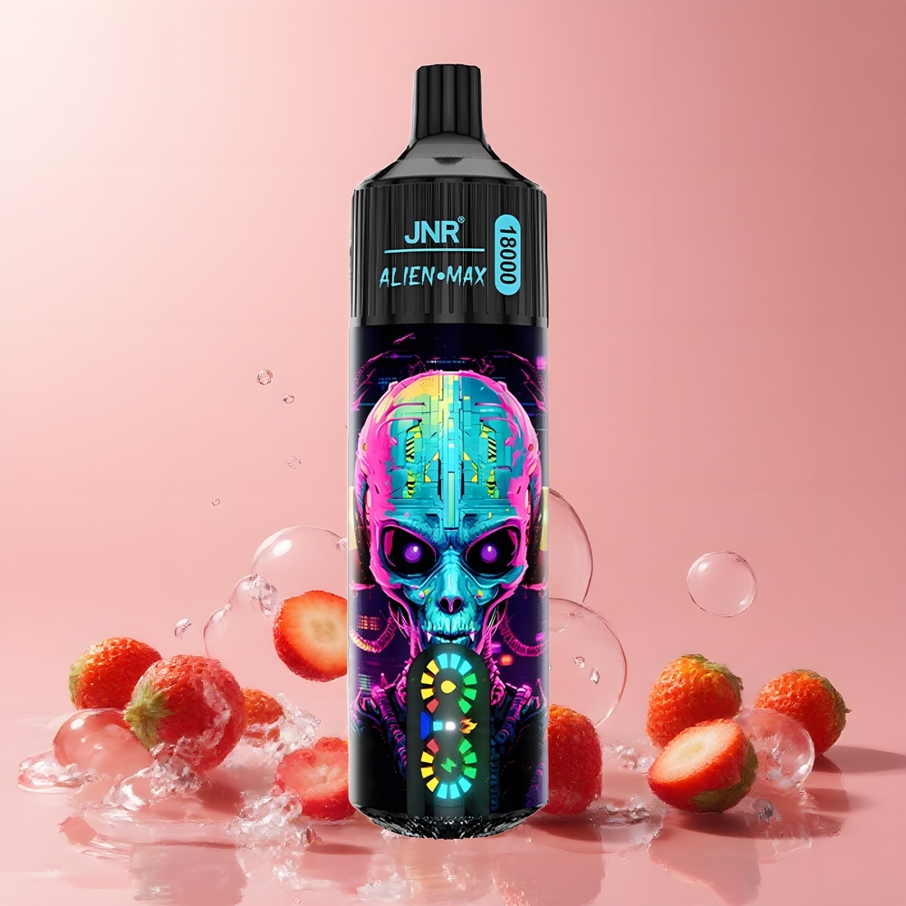 JNR Alien Max 18000 Puffs grossister Sverige – Smart LED Display Dual Mesh Coil 20 Smaker 850mAh Type-C Laddning