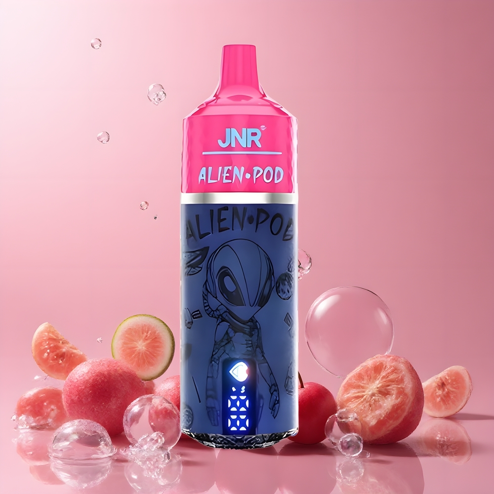 JNR Alien Pod 13000 Puffs Grossister Sverige – 20ml E-liquid 850mAh Batteri Type-C Laddning Mesh Core