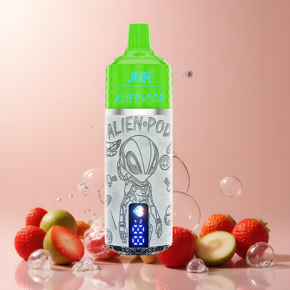 JNR Alien Pod 13000 Puffs Grossister Sverige – 850mAh Batteri 20ml E-vätska Mesh Core Typ-C Laddning