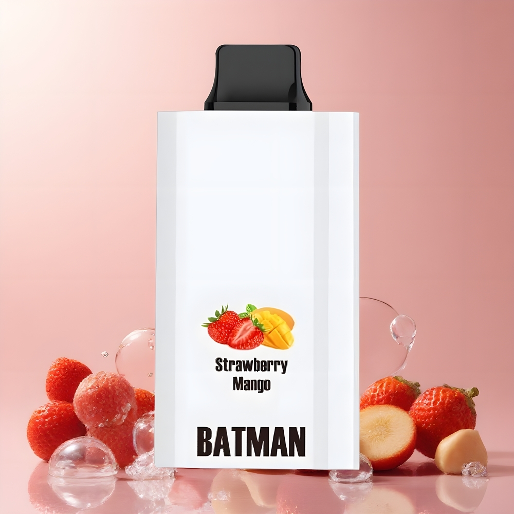 JNR BATMAN 11000 Puffs 850mAh 20ml Dual Mesh Coil Type-C grossister Sverige Jordgubb och mango