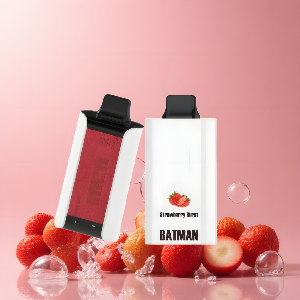 JNR BATMAN 11000 Puffs 850mAh 20ml Dual Mesh Coil Type-C grossister Sverige Jordgubbsexplosion