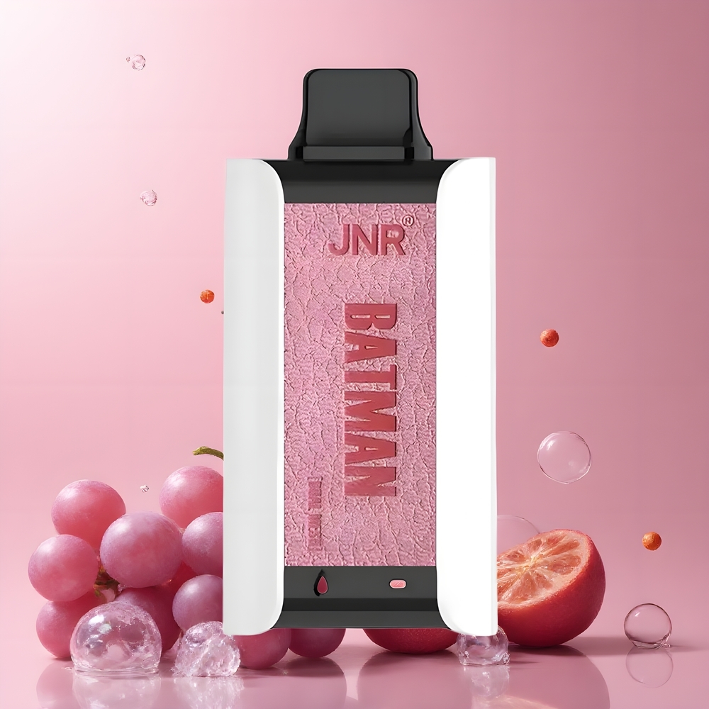 JNR BATMAN 11000 Puffs 850mAh 20ml Dual Mesh Coil Type-C grossister Sverige Sakura-druvor