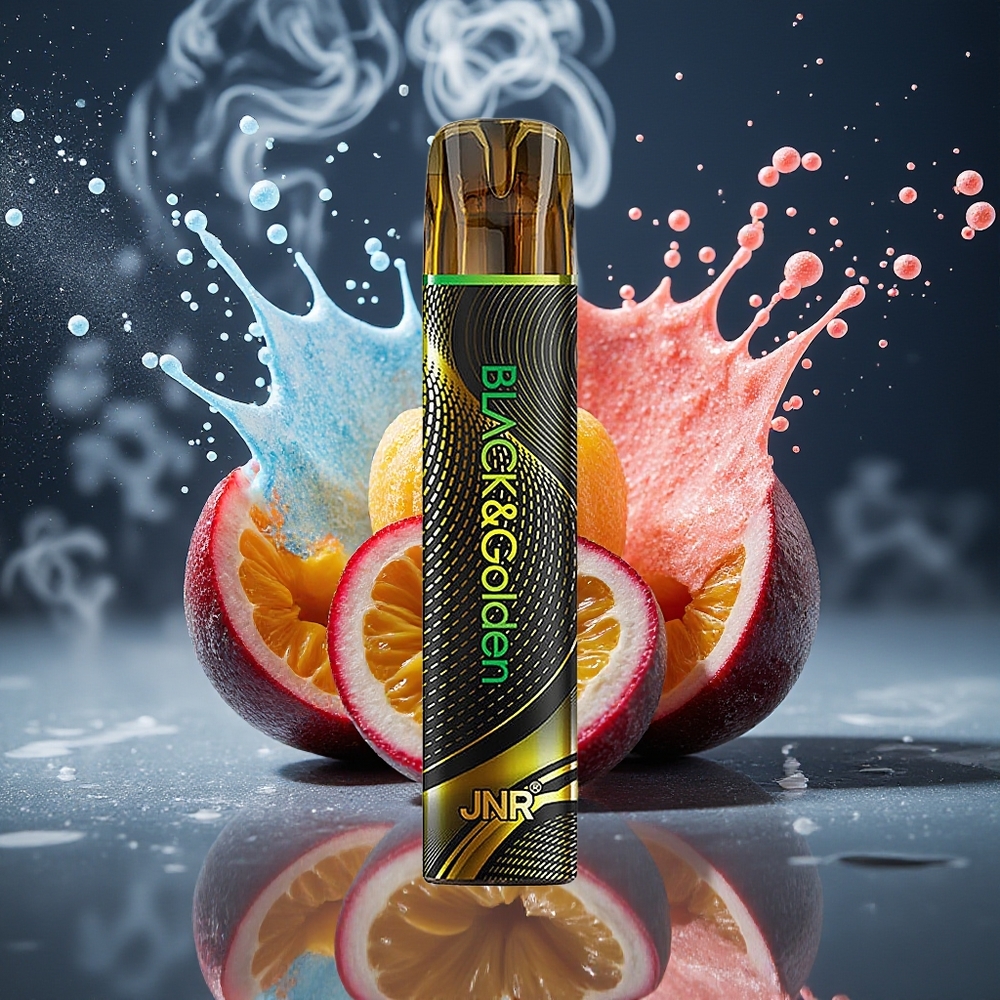 JNR BlackGolden (SvartGuld) 800 Puffs 550mAh 2ml TPD-certifierad Disposable Vape Grossister Sverige