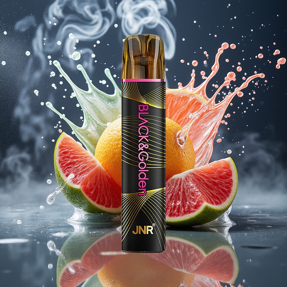 JNR BlackGolden (SvartGuld) 800 Puffs 550mAh 2ml TPD-certifierad Grossister Sverige Disposable Vape