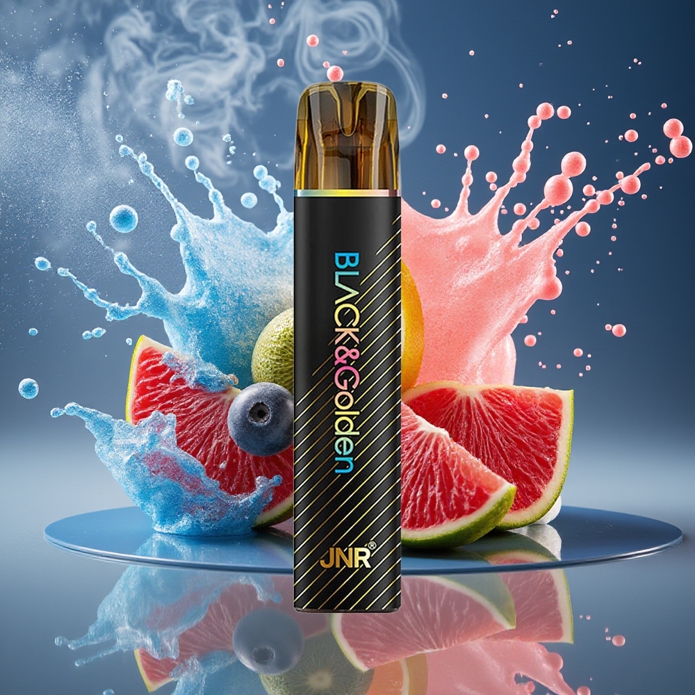 JNR BlackGolden 800 Puffs 2ml 550mAh Grossister Sverige Disposable Vape