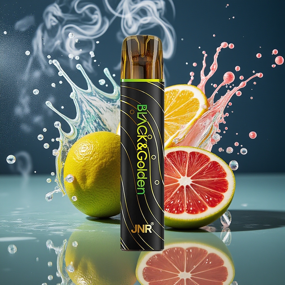JNR BlackGolden 800 Puffs 2ml E-Liquid 550mAh Battery Grossister Sverige Disposable Vape