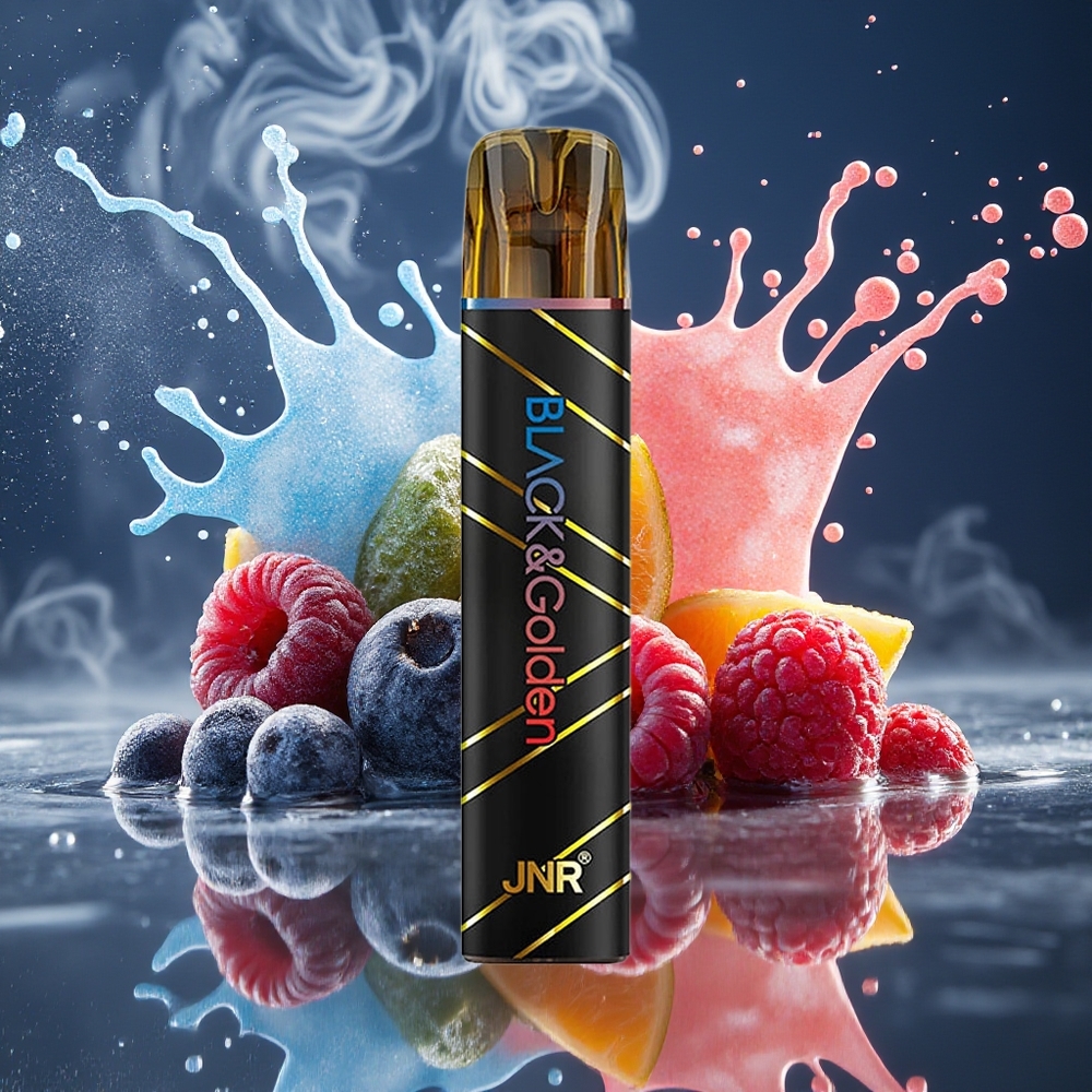 JNR BlackGolden 800 Puffs 2ml TPD-certifierad Disposable Vape grossister Sverige