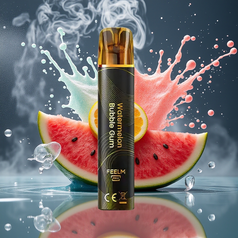 JNR BlackGolden 800 Puffs 550mAh 2ml TPD-certifierad Disposable Vape Grossister Sverige Vattenmelon Bubble Gum