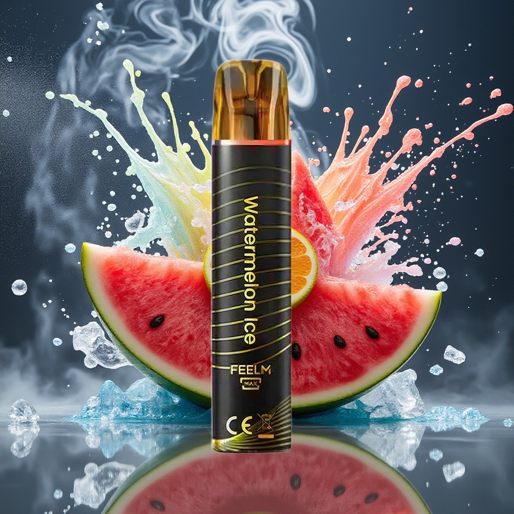 JNR BlackGolden 800 Puffs 550mAh 2ml TPD-certifierad Disposable Vape Grossister Sverige Vattenmelonglass