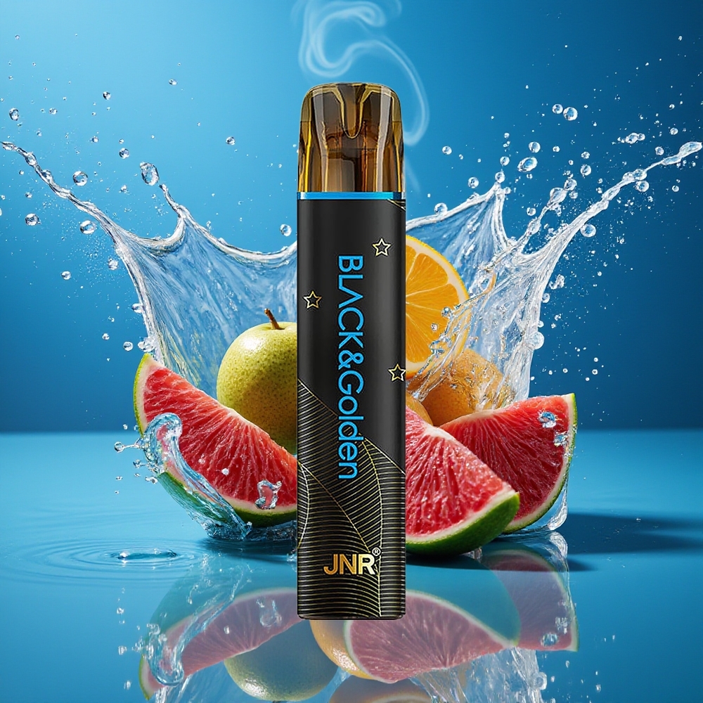JNR BlackGolden 800 Puffs 550mAh Grossister Sverige Disposable Vape 2ml Nikotin 2 TPD-certifierad