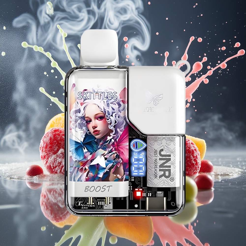 JNR Butterfly 8500 Puffs Disposable Vape - 15ml e-Liquid 1200mAh Battery Digital Display grossister Sverige