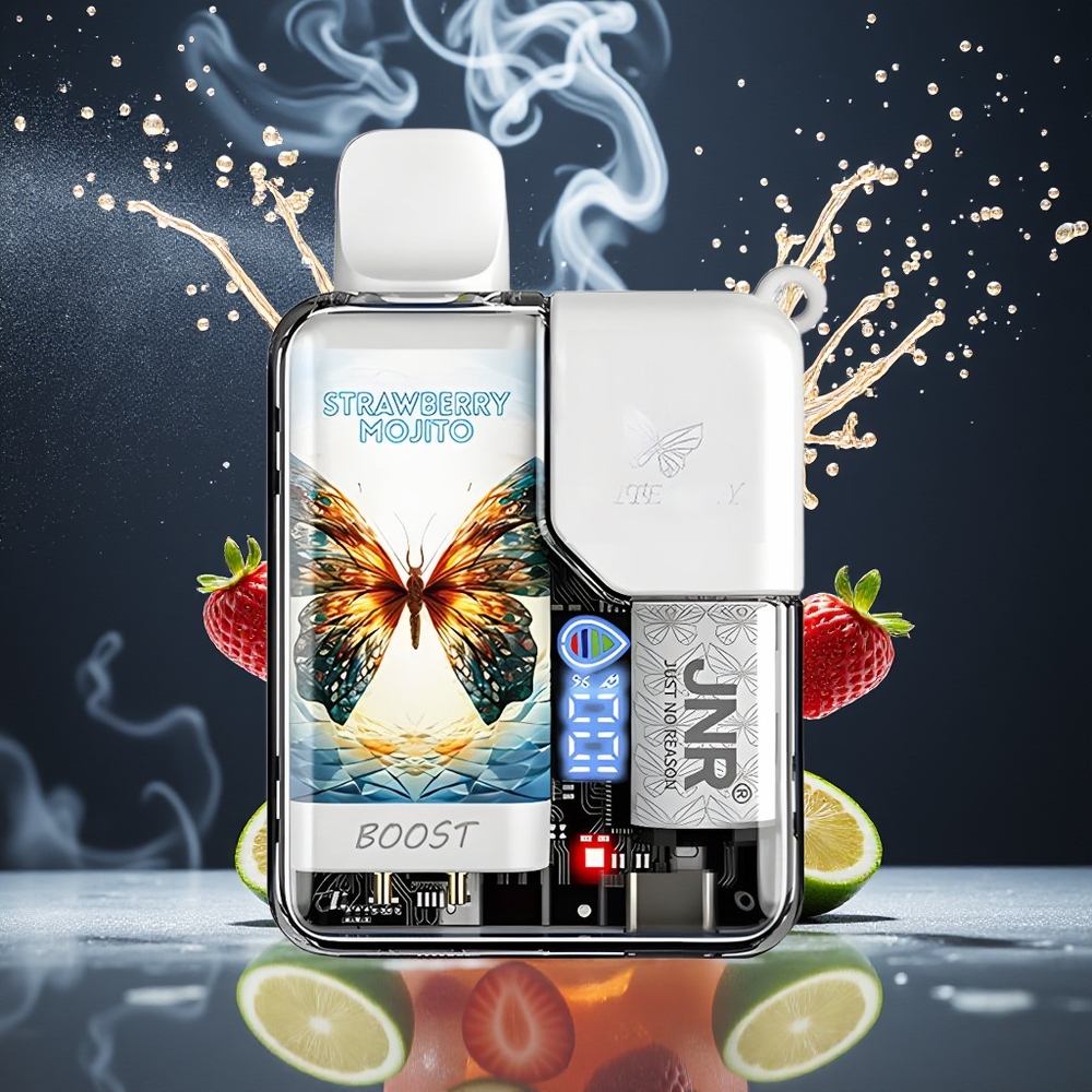 JNR Butterfly 8500 Puffs Disposable Vape – 15ml e-Liquid 1200mAh Battery Digital Display grossister Sverige