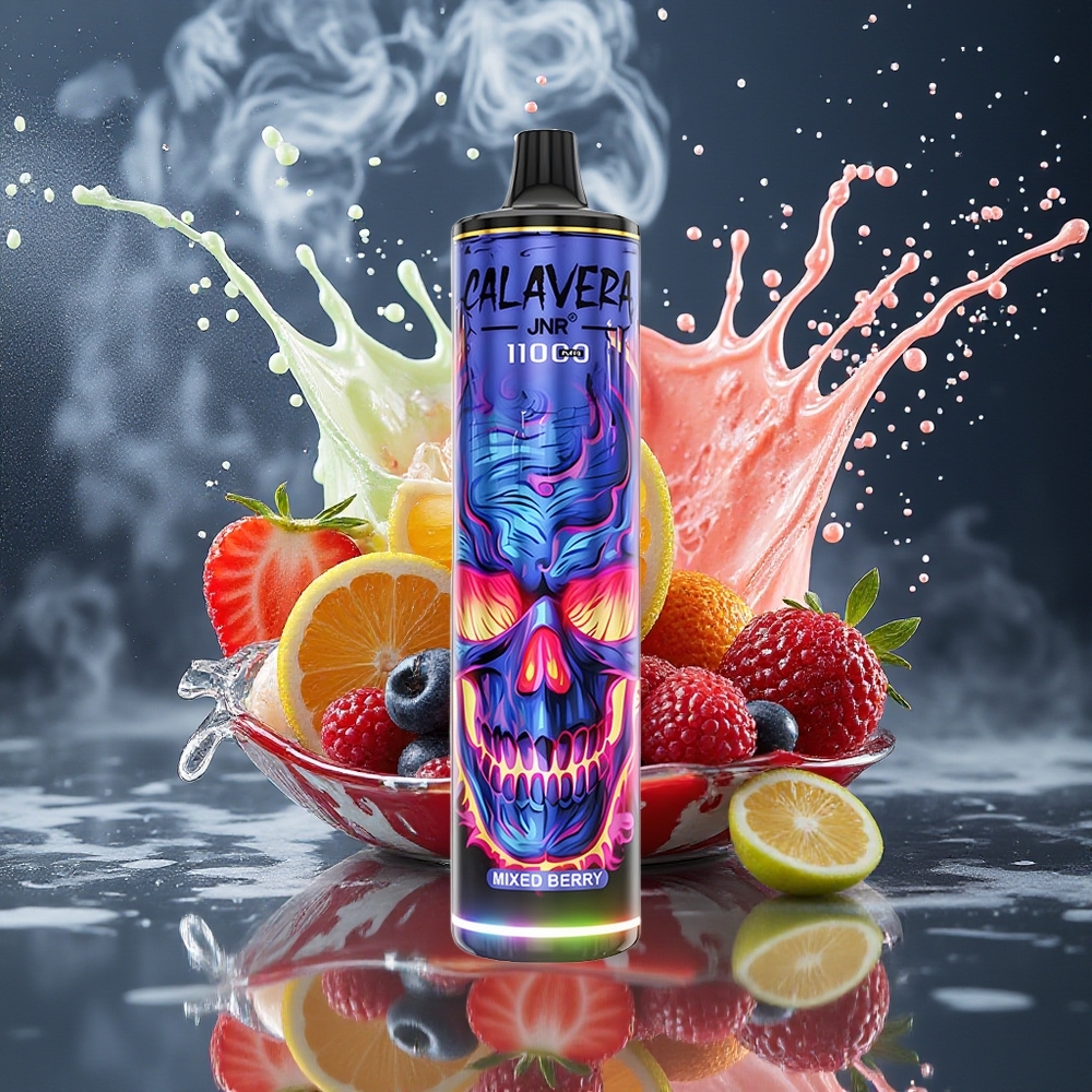 JNR Calavera 11000 Puffs Disposable Vape med Type-C laddning 850 mAh batteri 21ml E-Liquid grossister Sverige