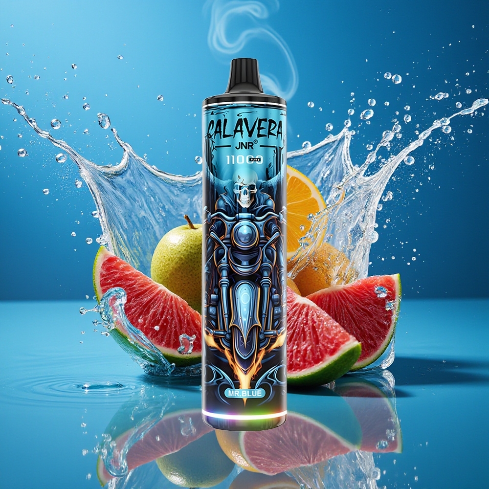 JNR Calavera 11000 Puffs Grossister Sverige – Type-C Laddning 850 mAh 21ml E-Liquid 10ohm Mesh Coil 0/2/5 Nikotin