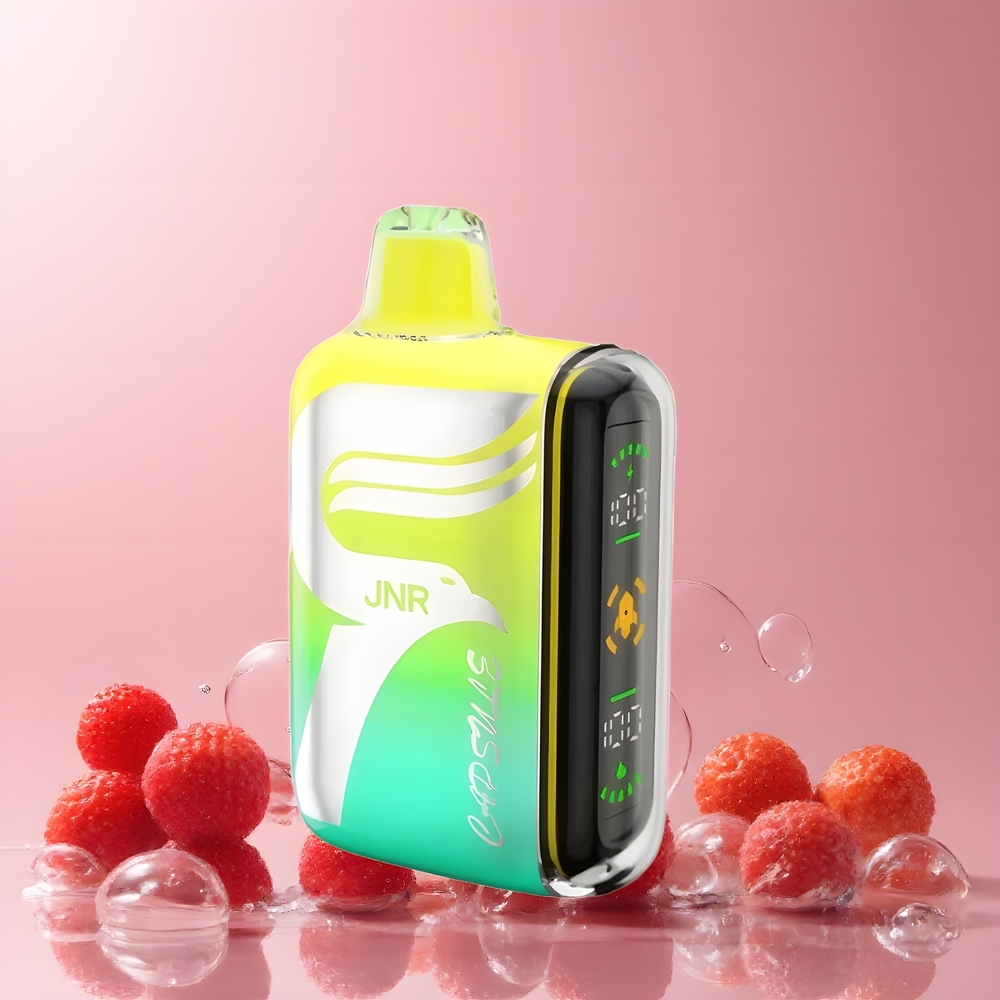 JNR Capsule 15000 Puffs grossister Sverige – 850mAh 20ml Dual Mesh Coil Smart LED Display Boost Mode 2/5 Nikotin