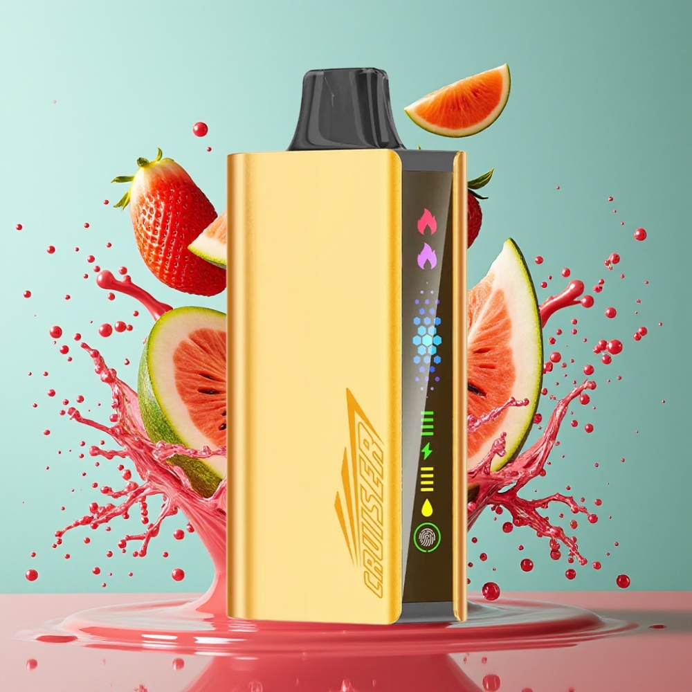 JNR Cruiser 12000 Puffs No-Charge Engångsvape med 3500 mAh Batteri  Animation Screen Display - grossister Sverige