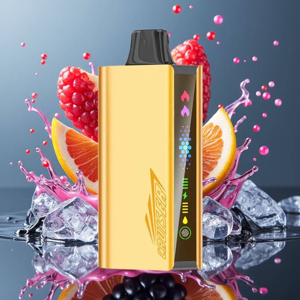 JNR Cruiser 12000 Puffs No-Charge Engångsvape med 3500 mAh Battery  25ml E-liquid - grossister Sverige