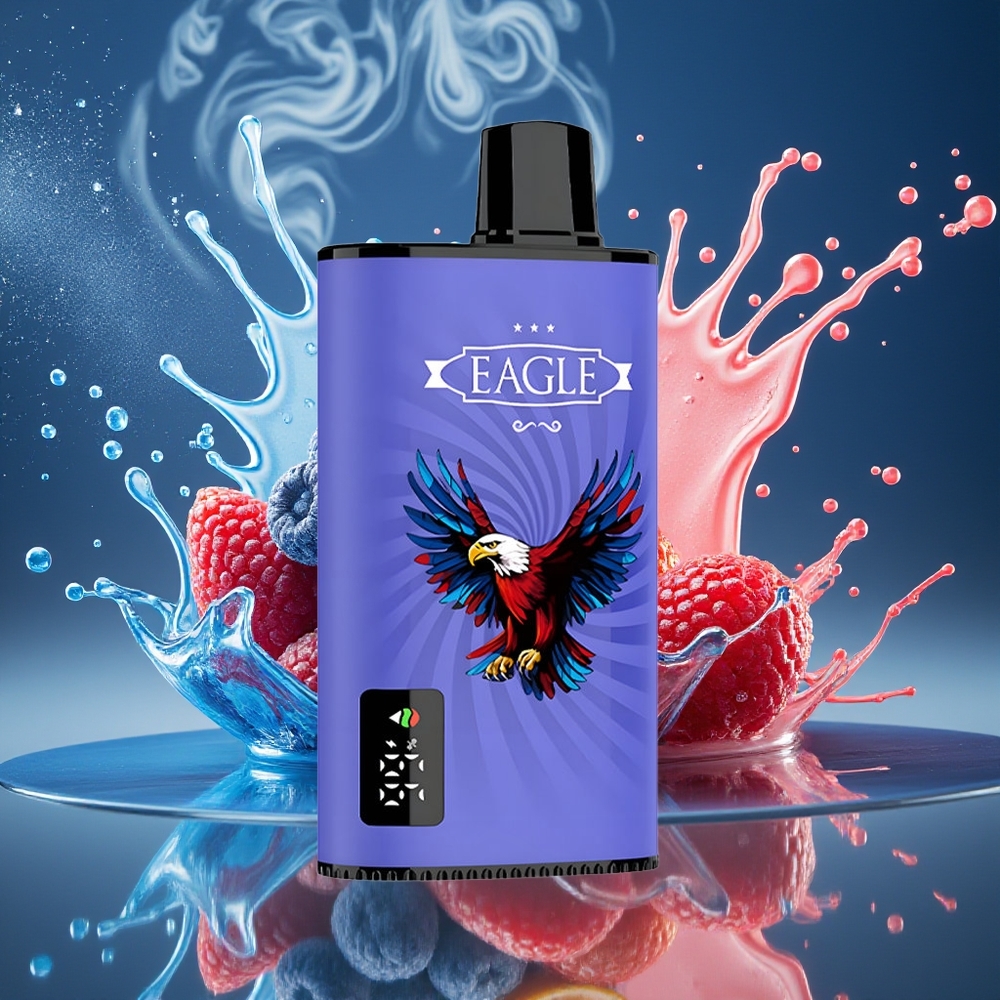 JNR EAGLE Smart 23000 Puffs Disposable Vape - Digital Skärm Justerbar Luftflöde 25ml E-liquido Grossister Sverige