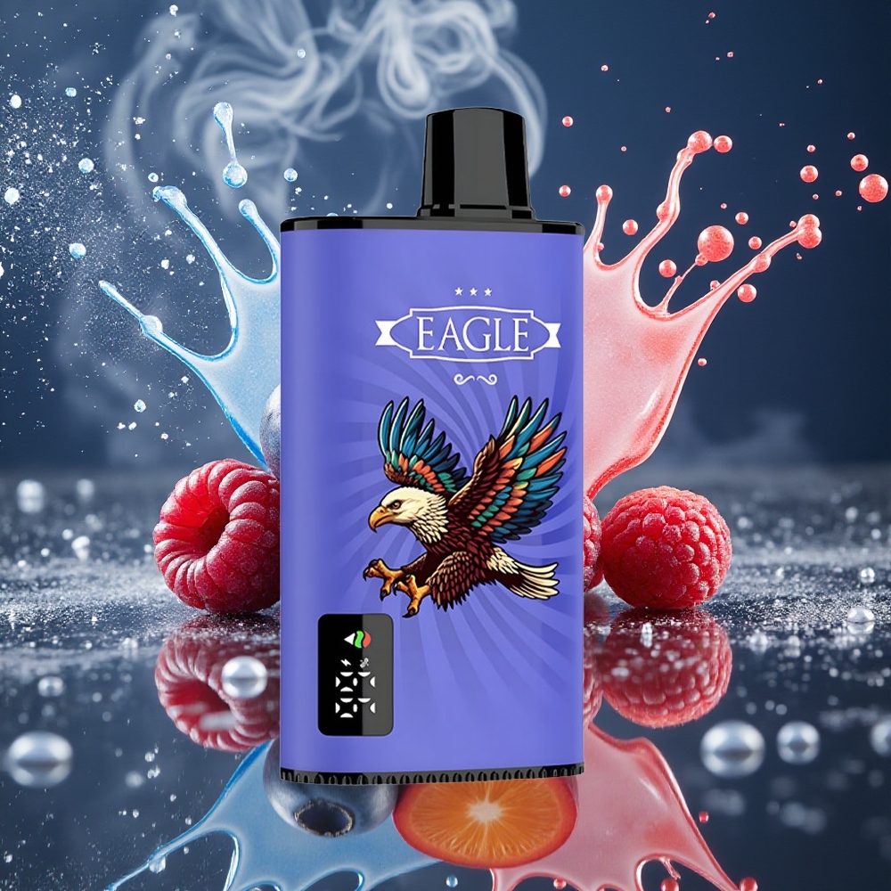 JNR EAGLE Smart 23000 Puffs Disposable Vape med Digital Skärm 750mAh Battery  Type-C Charging för Grossister Sverige