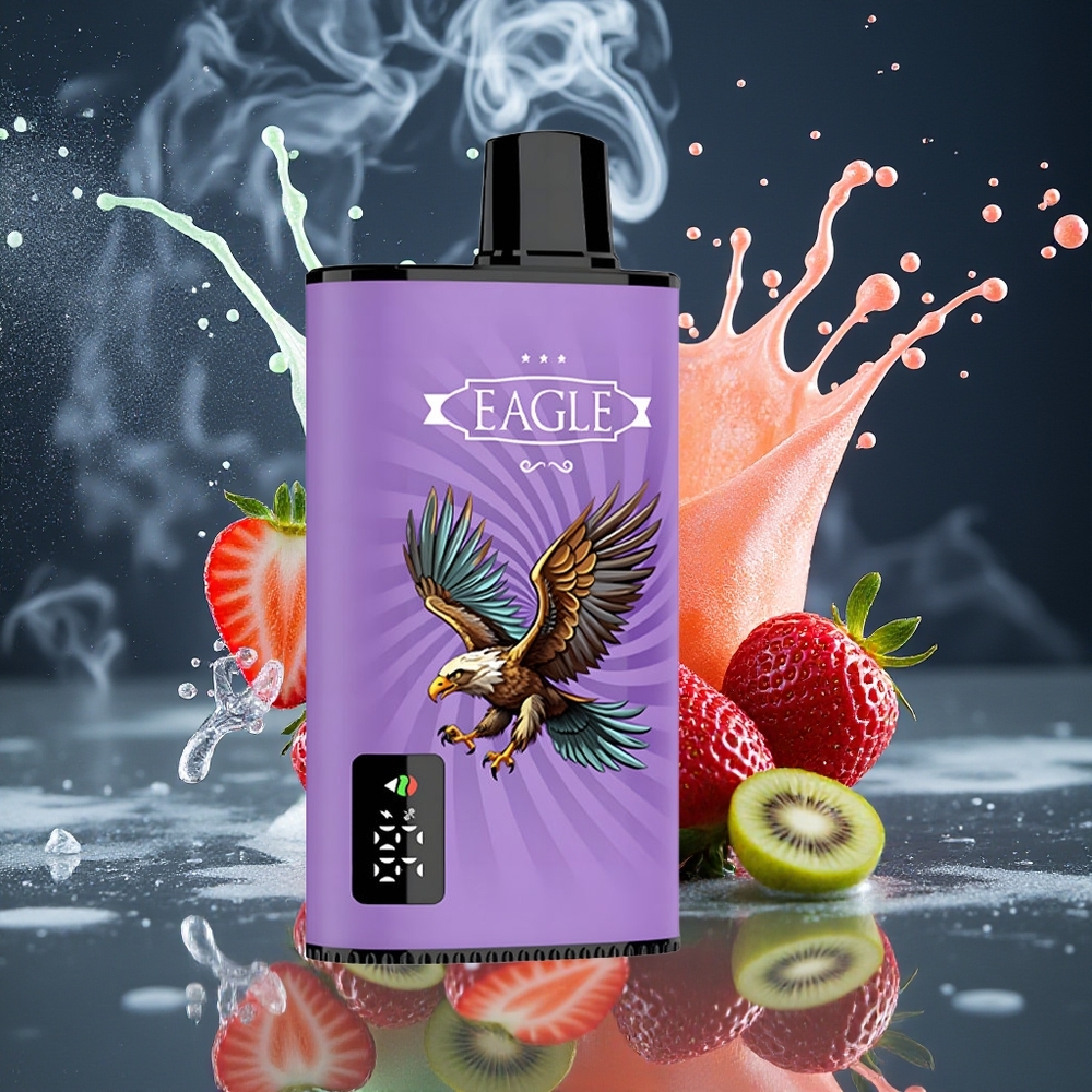 JNR EAGLE Smart 23000 Puffs Disposable Vape med Digital Skärm Justerbar Luftflöde  25ml E-vätska grossister Sverige