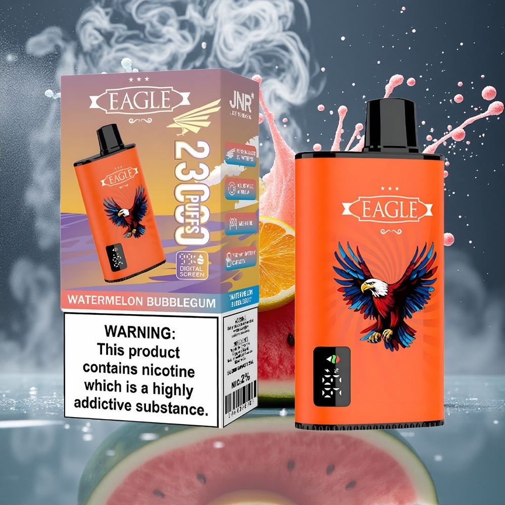 JNR EAGLE Smart 23000 Puffs Grossister Sverige med Digital Skärm 10ohm Mesh Coil  Justerbar Luftflöde