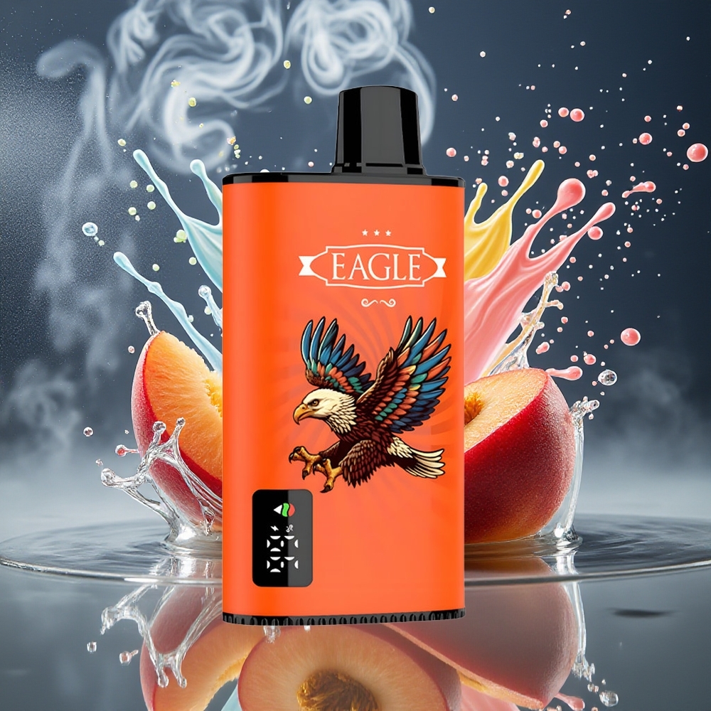 JNR EAGLE Smart 23000 Puffs Grossister Sverige – Digital Skärm Justerbar Luftflöde 750mAh Batteri Type-C Laddning
