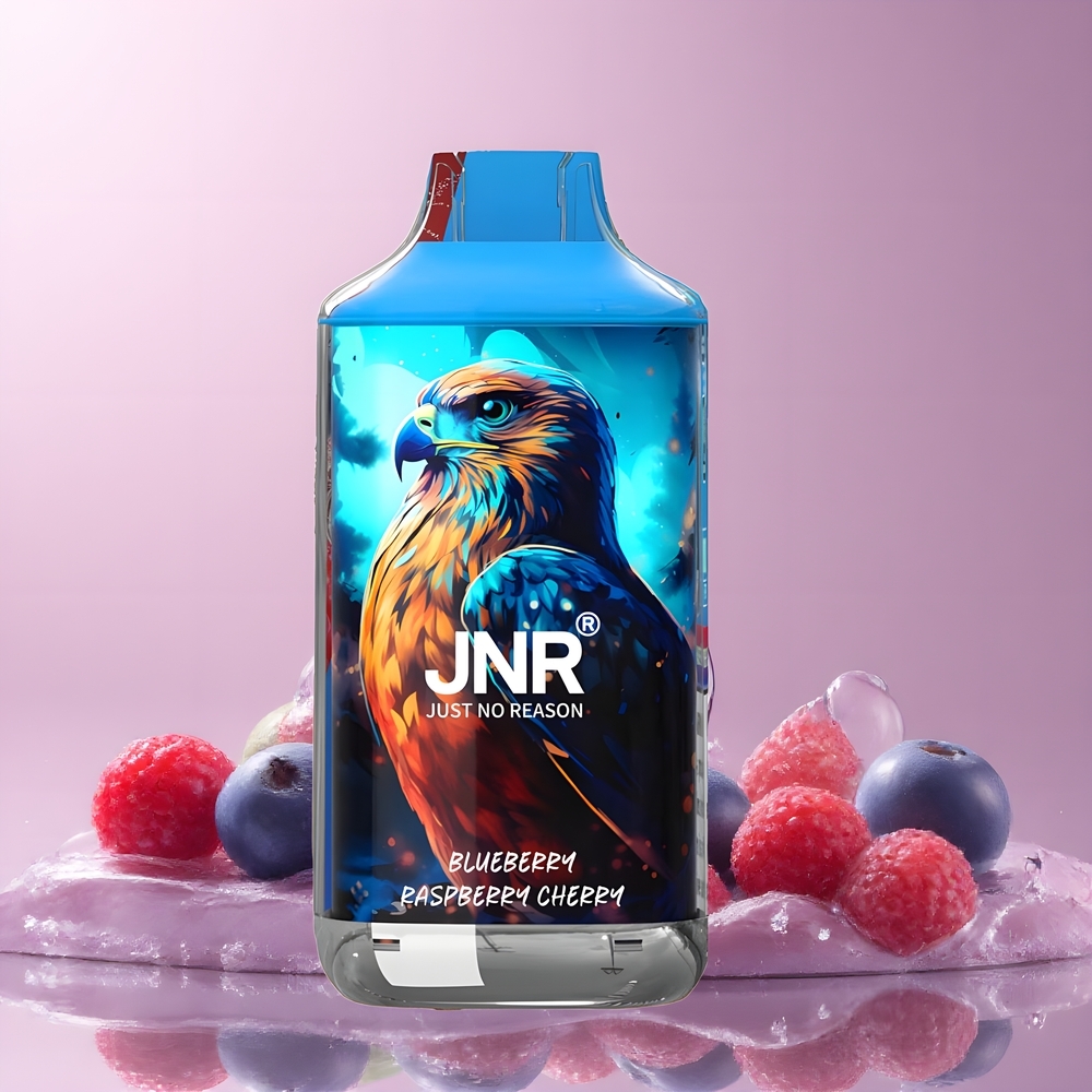 JNR Falcon 16000 Puffs grossister Sverige – 850 mAh Batteri 22ml E-vätska Dual Mesh Coil Type C  Lightning
