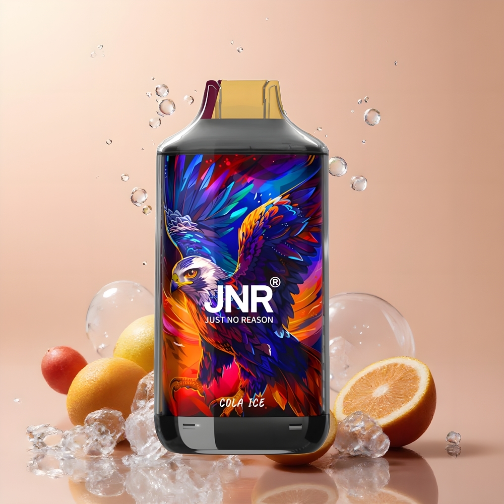 JNR Falcon 16000 Puffs med Dual Mesh Coil Smart LED Display  22ml E-liquid grossister Sverige
