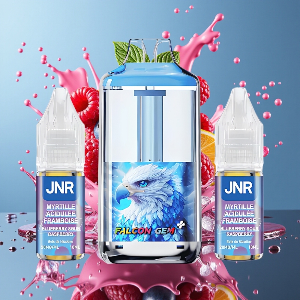 JNR Falcon GEM⁺ 30000 Puffs Grossister Sverige Refillable Pod Vape med Synlig E-vätsketank Toppfyllningsdesign  950mAh Batteri
