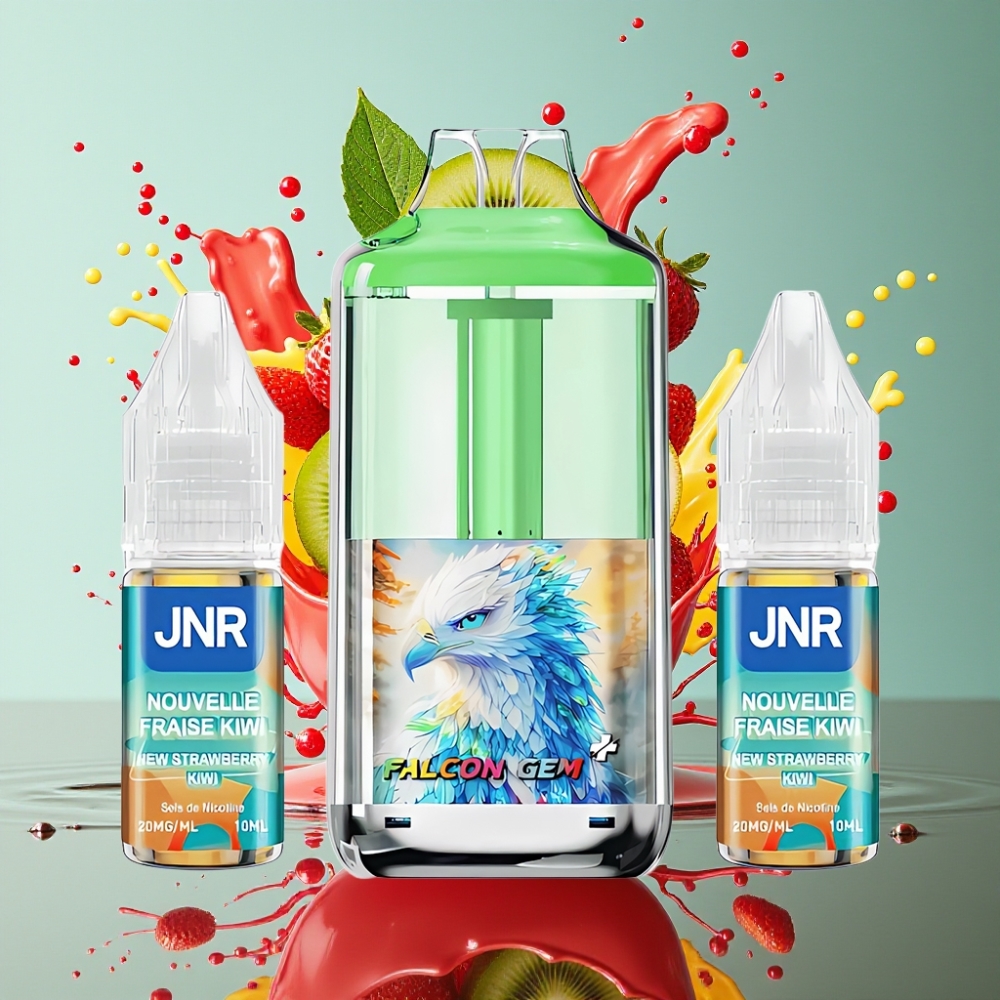 JNR Falcon GEM⁺ 30000 Puffs Grossister Sverige Refillbar Pod Vape med Synlig E-vätsketank Toppfyllningsdesign  950mAh Batteri
