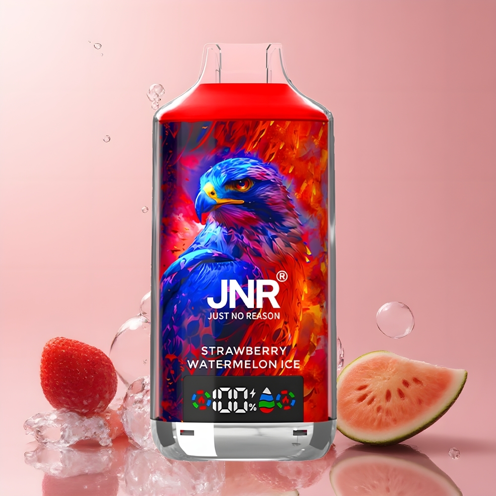 JNR Falcon X 18000 Puffs 750mAh 24ml Digital Display Type-C Quick Charge Dual Mesh Coil  Dual Core grossister Sverige