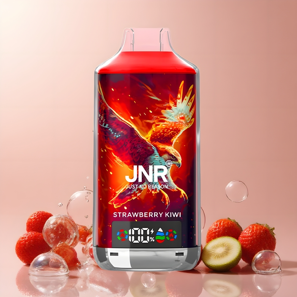 JNR Falcon X 18000 Puffs Grossister Sverige – 750mAh Battery 24ml E-liquid Dual Mesh Coil  Dual Core Digital Display Type-C Quick Charge