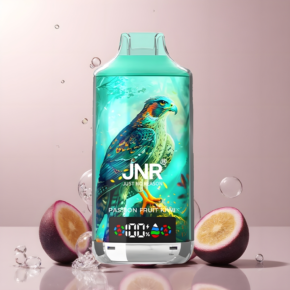 JNR Falcon X 18000 Puffs grossister Sverige – 750mAh Battery 24ml E-liquid Dual Mesh Coil  Dual Core Type-C Laddning