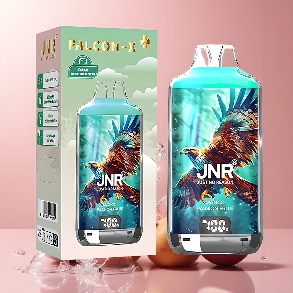 JNR Falcon X⁺ 28000 Disposable Vape – 950mAh Battery  12 Ohm Dual Mesh Coil – grossister Sverige