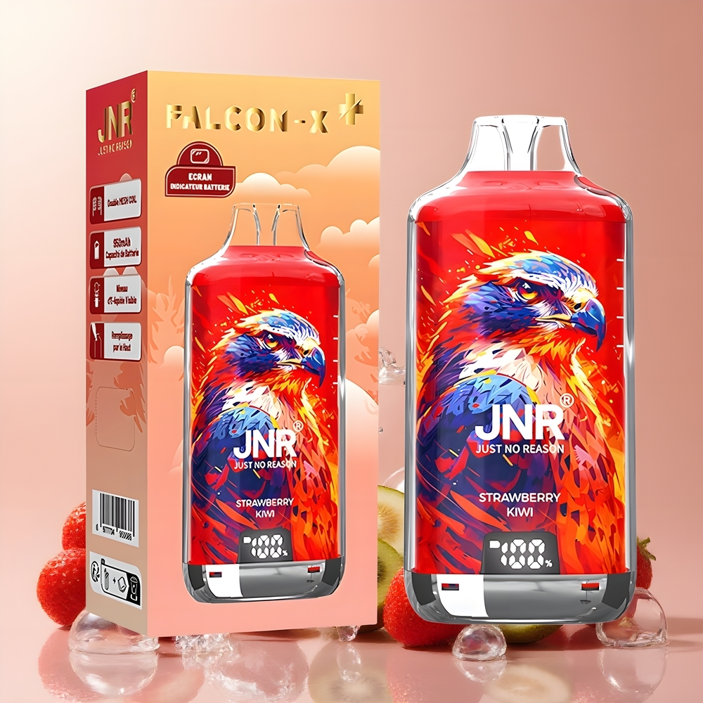 JNR Falcon X⁺ 28000 Grossister Sverige – 28000 Puffar 950mAh 12 ohm Dual Mesh Coil Justerbar Luftflöde