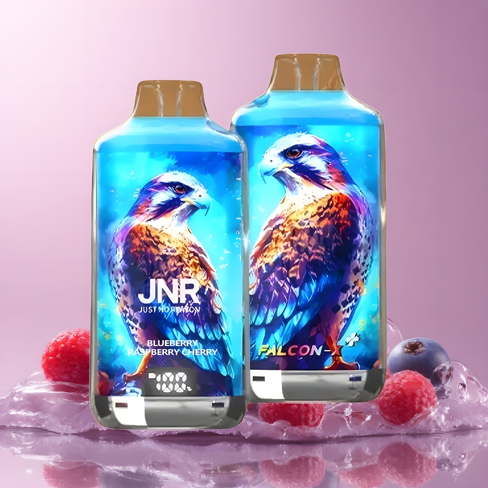 JNR Falcon X⁺ 28000 Grossister Sverige – 28000 Puffar 950mAh Batteri Justerbar Luftflöde 2 Nikotin