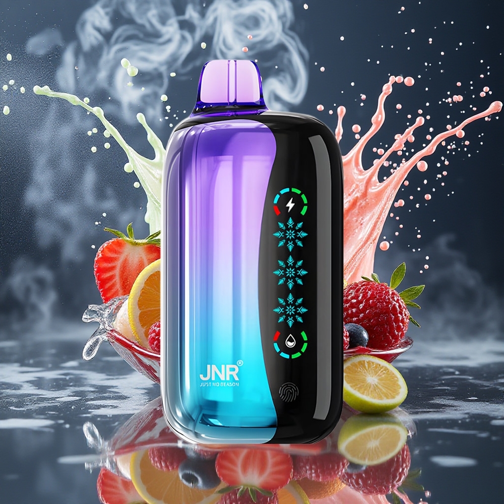 JNR Flex Ice 21000 Puffs Disposable Vape Grossister Sverige – Justerbar Iskyla 26ml E-vätska Anpassningsbar Luftflöde 1000mAh Batteri