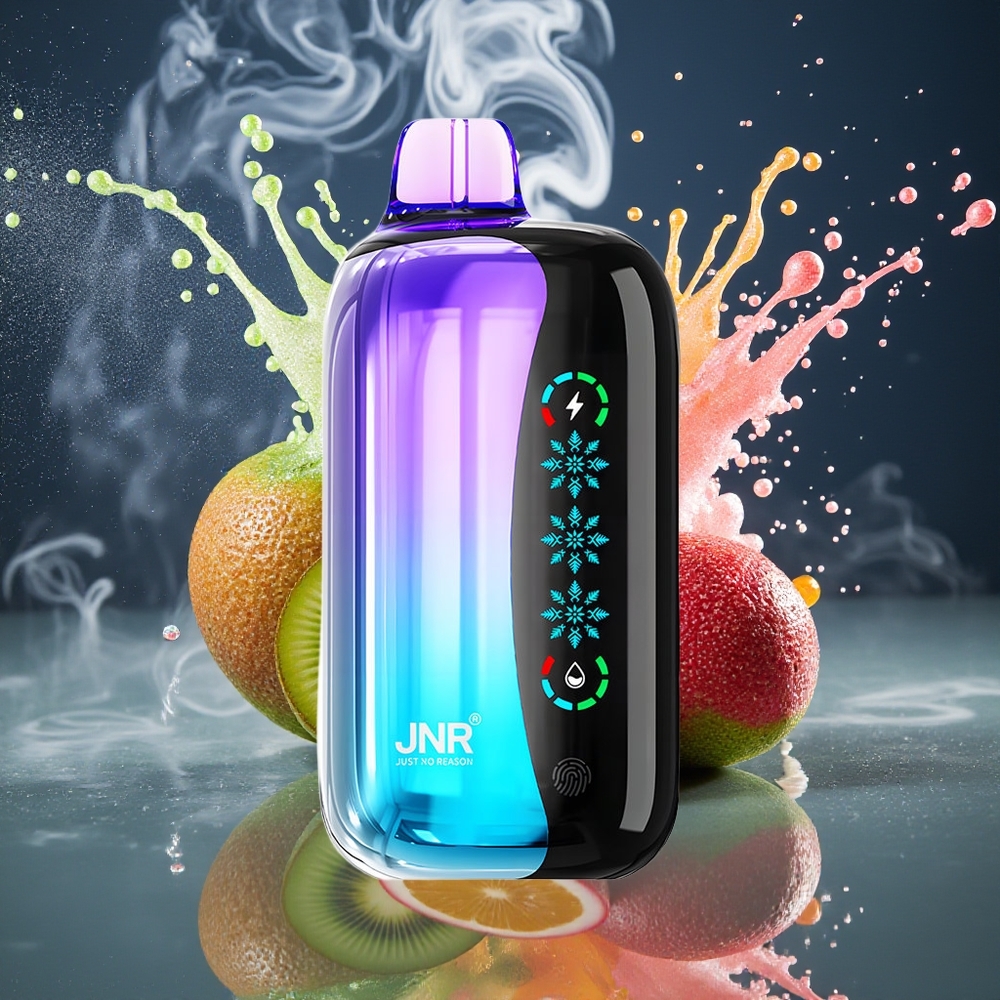 JNR Flex Ice 21000 Puffs Disposable Vape – Justerbar Is 26ml E-liquid Anpassningsbar Luftflöde Touch Screen grossister Sverige
