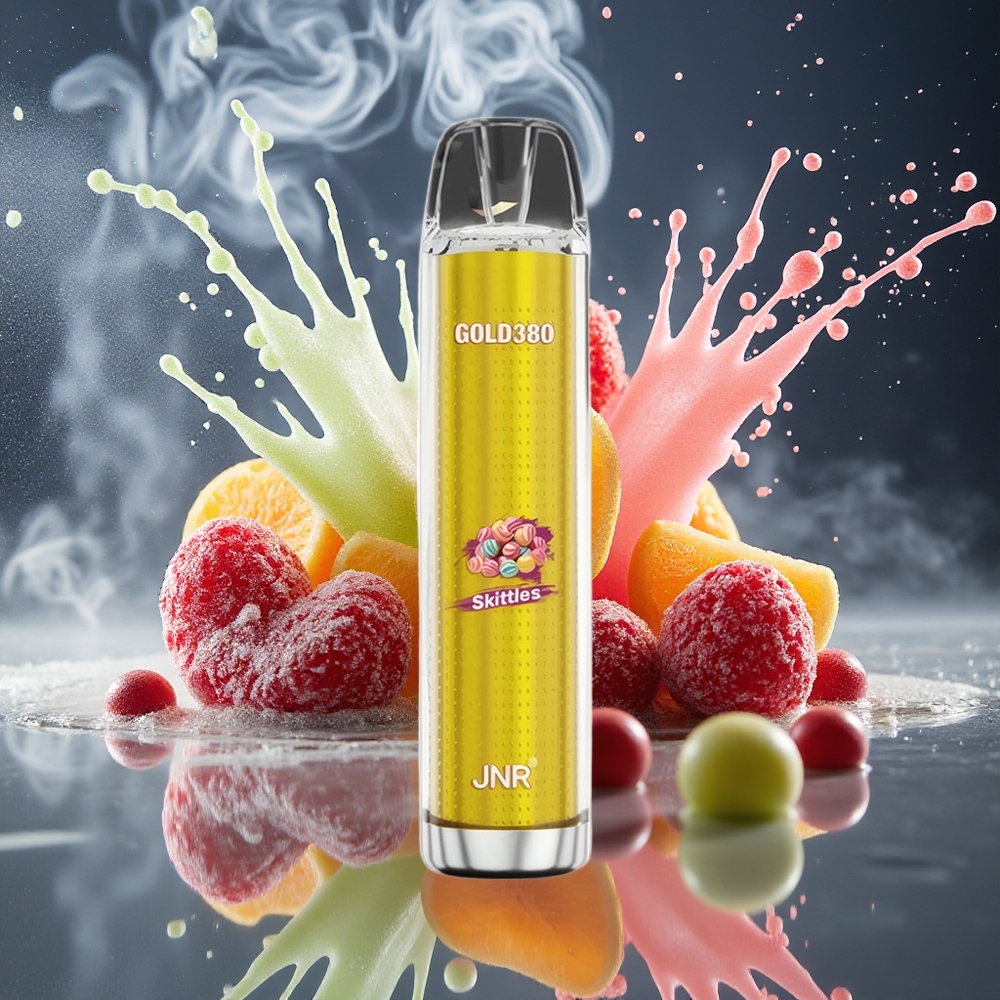 JNR Glod380 6000 Puffs 13ml 1500mAh Disposable Vape grossister Sverige Skittles