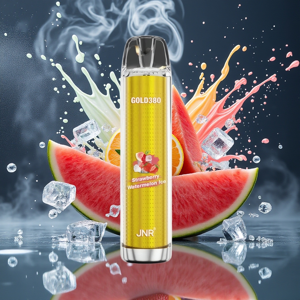 JNR Glod380 6000 Puffs 13ml 1500mAh grossister Sverige Disposable Vape Jordgubb Vattenmelonglass