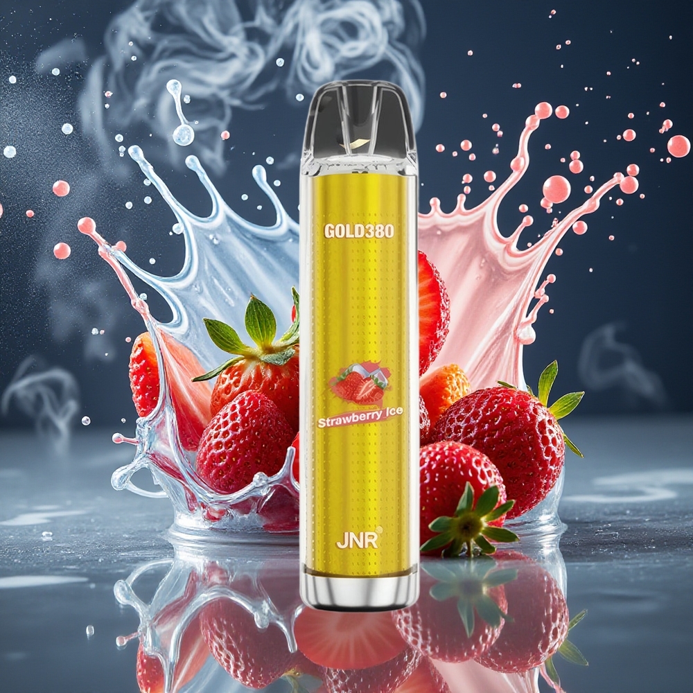 JNR Glod380 6000 Puffs 13ml 1500mAh grossister Sverige Jordgubbsglass