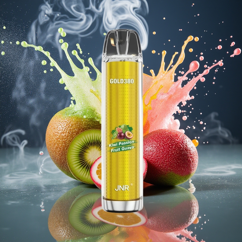 JNR Glod380 6000 Puffs 13ml 1500mAh grossister Sverige Kiwi Passionsfrukt Guava