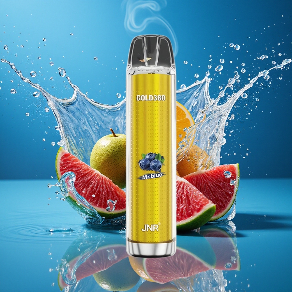 JNR Glod380 6000 Puffs Disposable Vape 1500mAh 13ml grossister Sverige Mr Blue