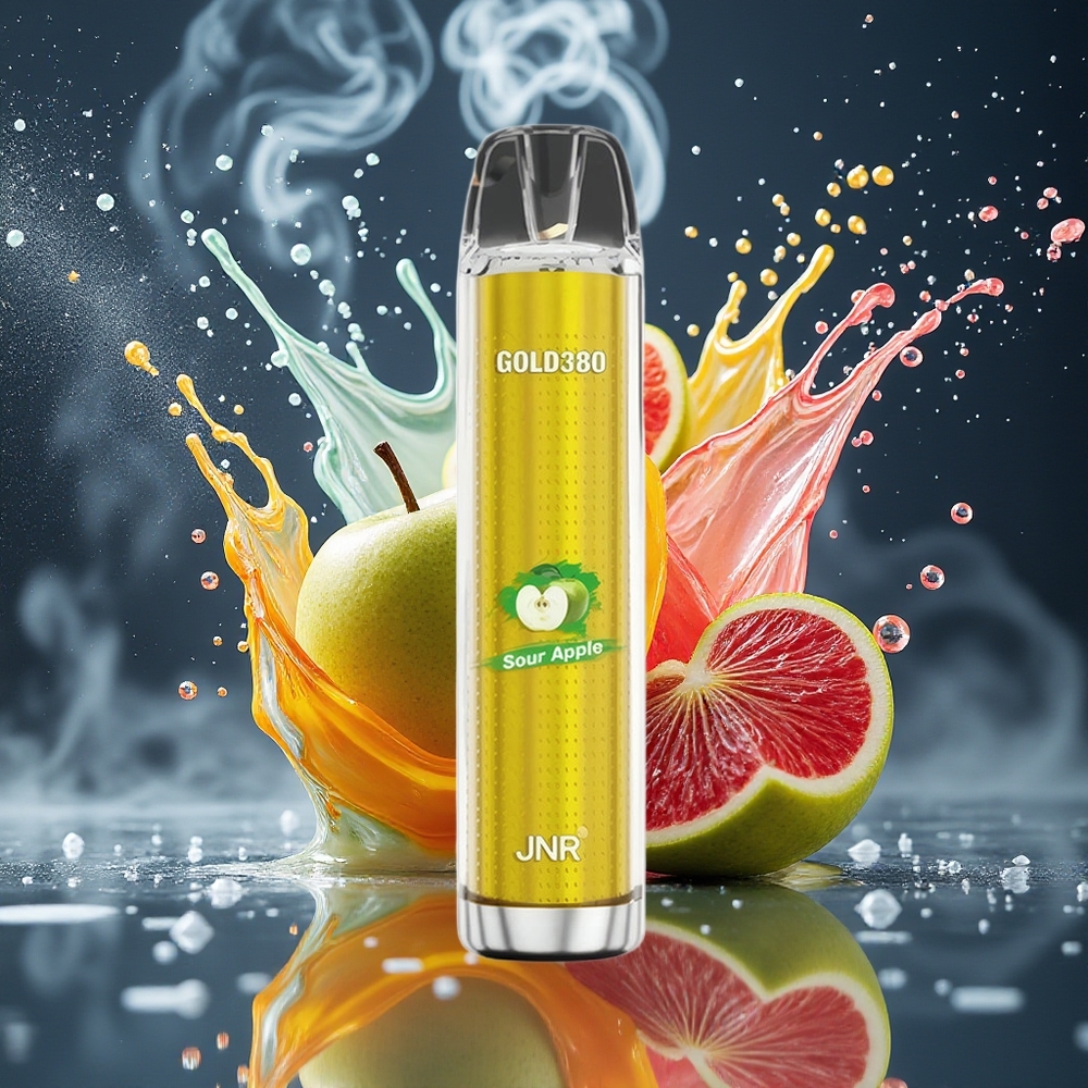 JNR Glod380 6000 Puffs Disposable Vape grossister Sverige – 1500mAh Battery 13ml e-Liquid Nikotin 0/2/5